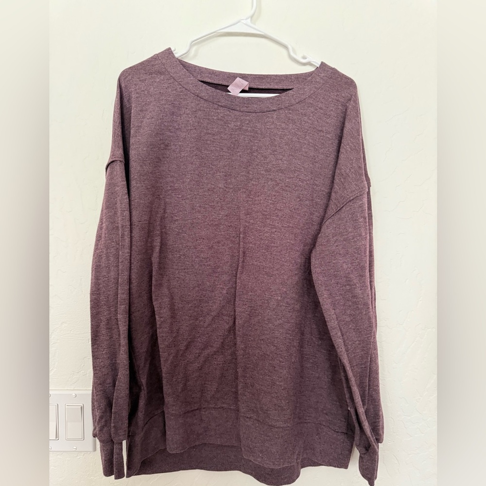 Women's Marika Purple l/s athleisure top
